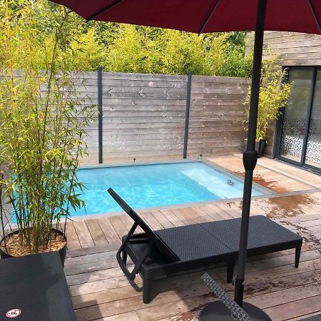 Loft Privatise Avec Spa Xxl Et Piscine Chauffee Bruz Exterior photo
